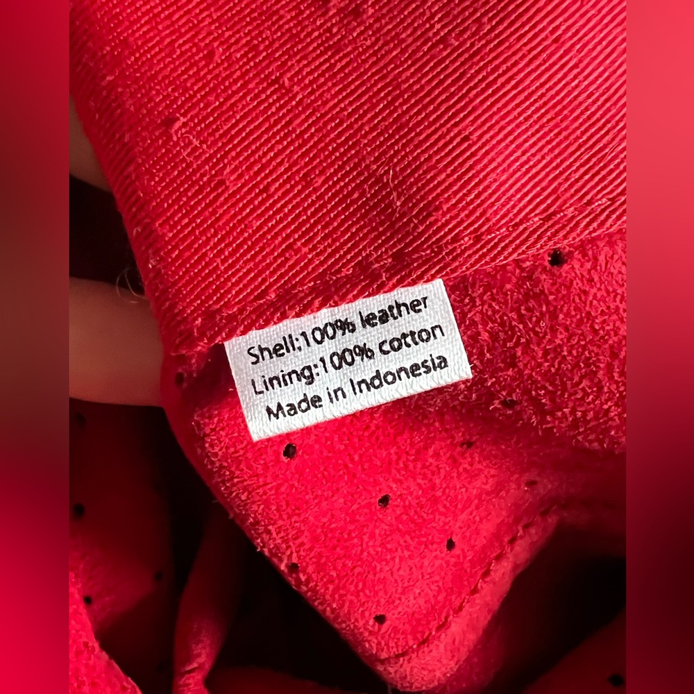 Super Soft Red Suede Bag - image 3